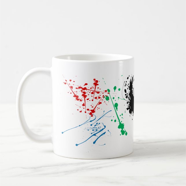 Basta colocar uma pintura em uma caneca (Esquerda)