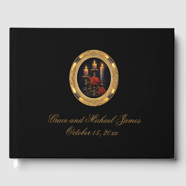 Bastante Gótico Livro de Convidados (Frente)