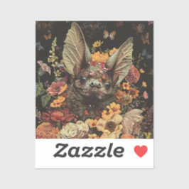 Bat da ventoinha no adesivo preto