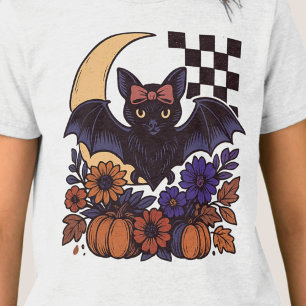 Bat De Halloween Com Estética Gótica Da Lua