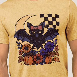 Bat De Halloween Com Estética Gótica Da Lua