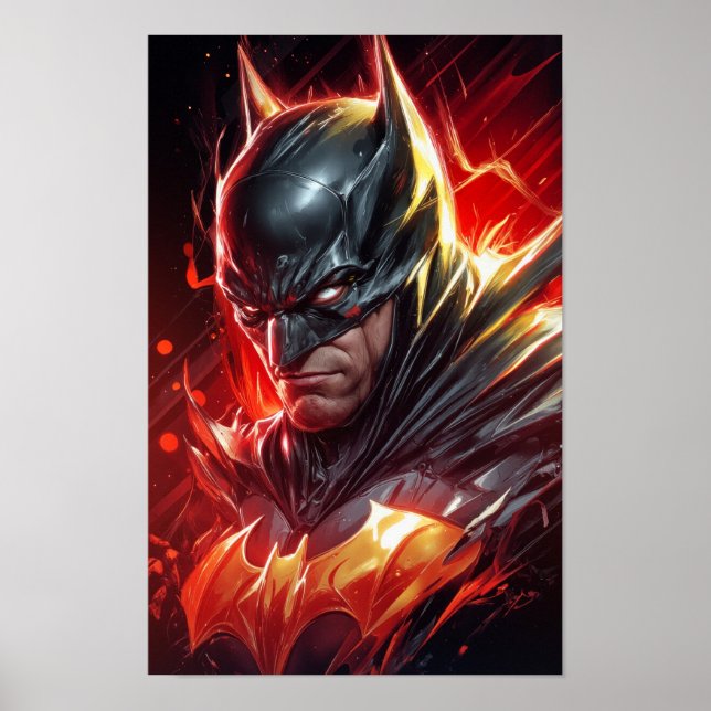 Bat Emblem Art Poster (Frente)