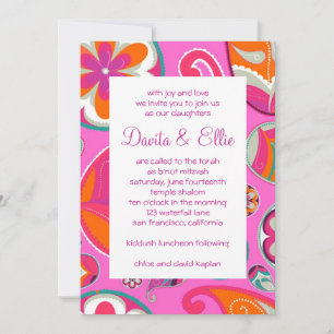 Bat Mitzvah Convite Davita Birthday Sweet 16