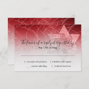 Bat Mitzvah Red Star: RSVP de David Glittery
