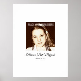 Bat Mitzvah Sign In Party Conselho Poster