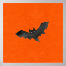Bat Poster – Dark Atmospheric Design