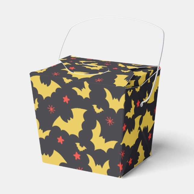 Bat Tire A Caixa De Favor Do Halloween (Frente)