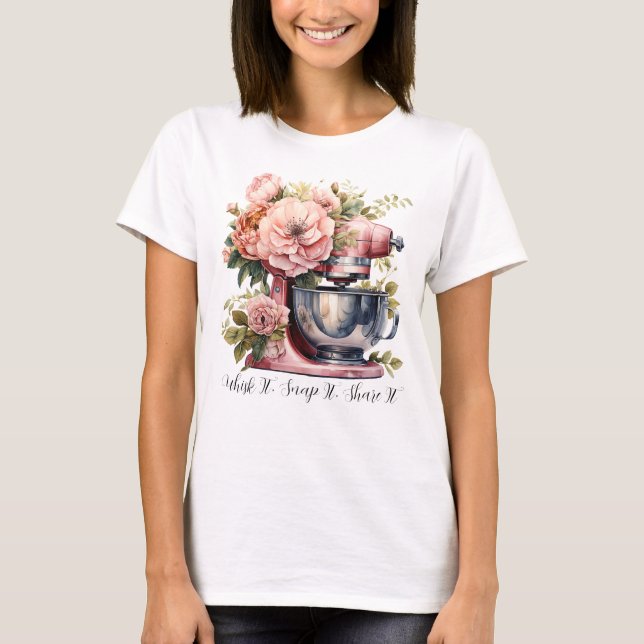 Bata, fotografe, compartilhe | Camiseta de panific (Frente)