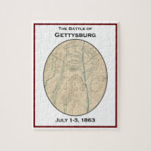 Batalha de Gettysburg Map Quebra-cabeça