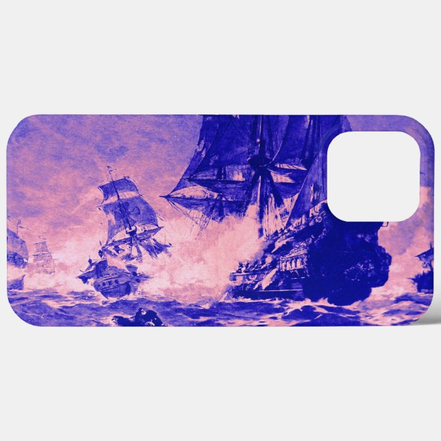 BATALHA DE NAVIO DE PIRATAS EM PINCO AZUL (Verso (horizontal))