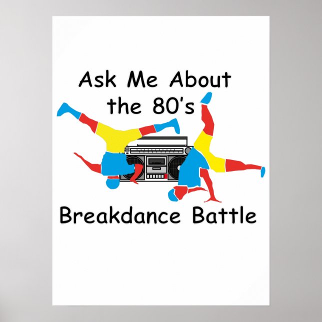 Batalha de poster Breakdance (Frente)