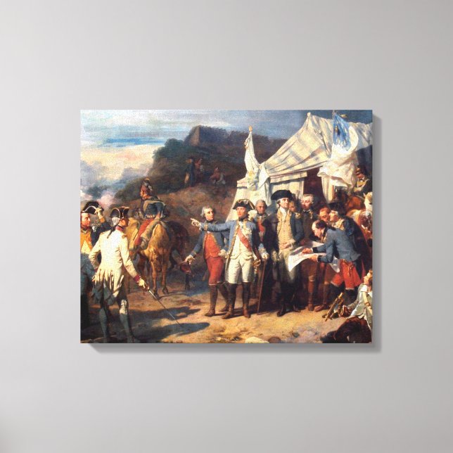 Batalha de Yorktown, Canvas Print (Frente)