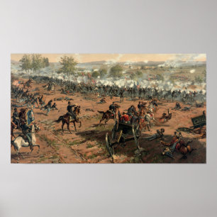 Batalha do poster de Gettysburg