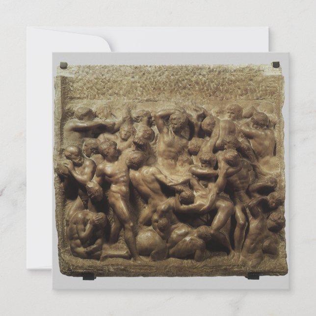 Batalha dos Lápitas e Centauros por Michelangelo (Frente)
