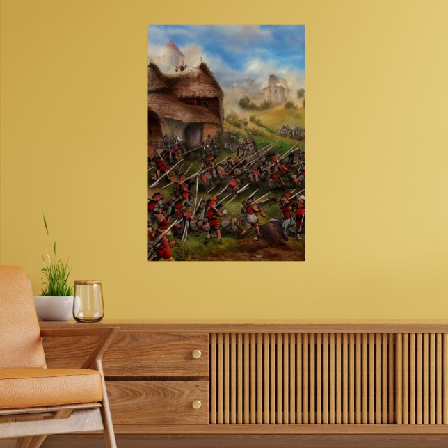 Batalha na Aldeia Poster de Arte Digital #01 (Sala de Estar 2)