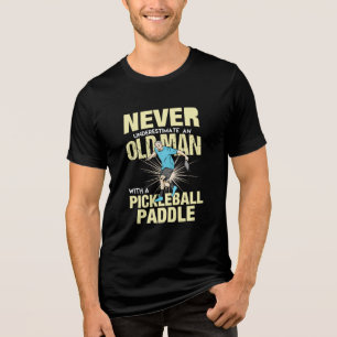 Batalhão - Homem Velho Com Uma Alça De Pickleball