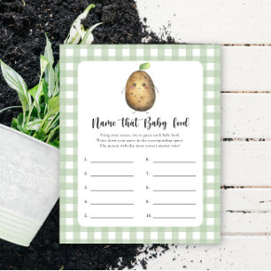 Batata - Nomeie esse jogo de chá de Comida