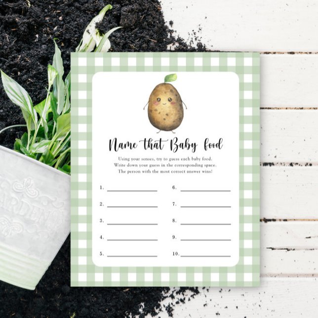 Batata - Nomeie esse jogo de chá de Comida (Criador carregado)