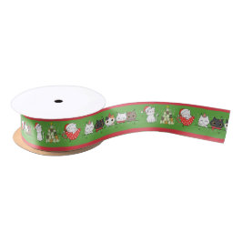 Batatas de Natal Desordenadas Satin Ribbon