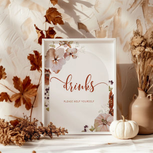 Batatas russas Bebidas ajudam-se Poster