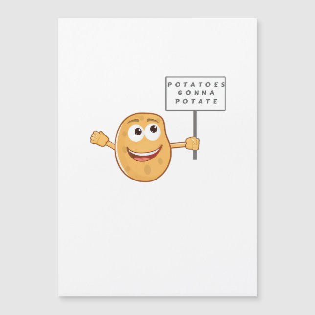 Batatas Vão Batatar (Piada de Legume Batata) Class (Frente)