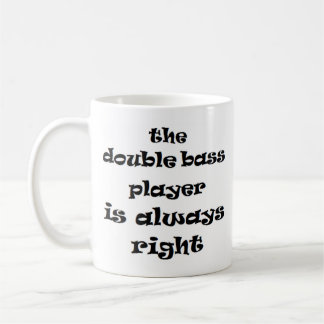 batedor de baixo duplo sempre caneca de café direi