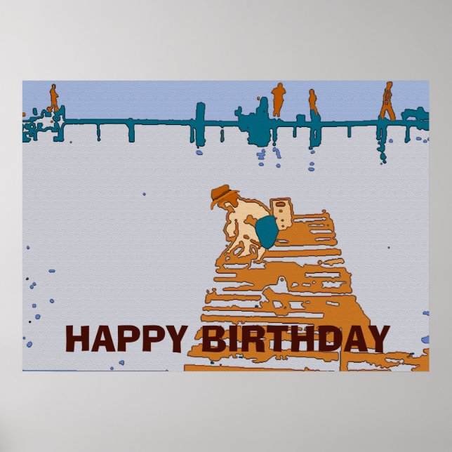 Batendo na loja de Herman com Nancy Poster (Frente)