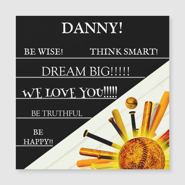 BATER NO DOMINGO! CONVITE MAGNÉTICO (Frente)