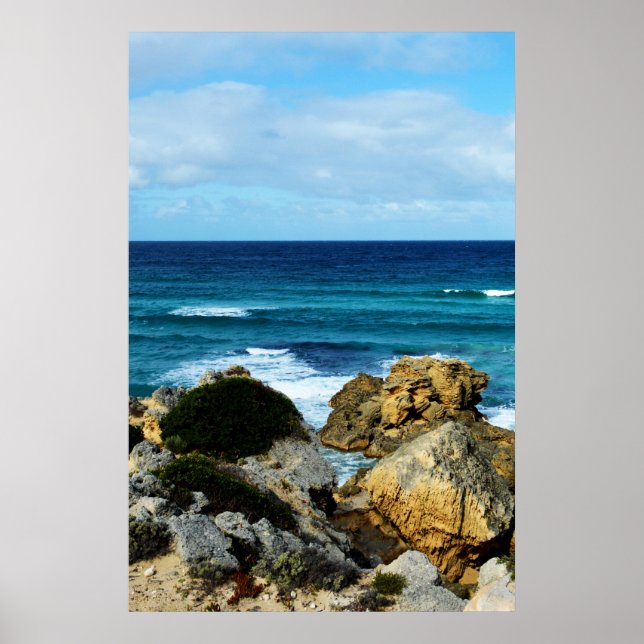 Bater No Oceano, Poster (Frente)