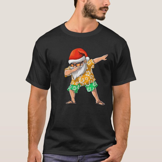 Bater Papais noeis Camisetas Natal em julho Crianç (Frente)
