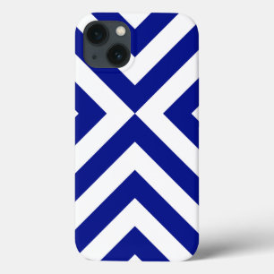 Bateria de Chevrons Azul e Branco