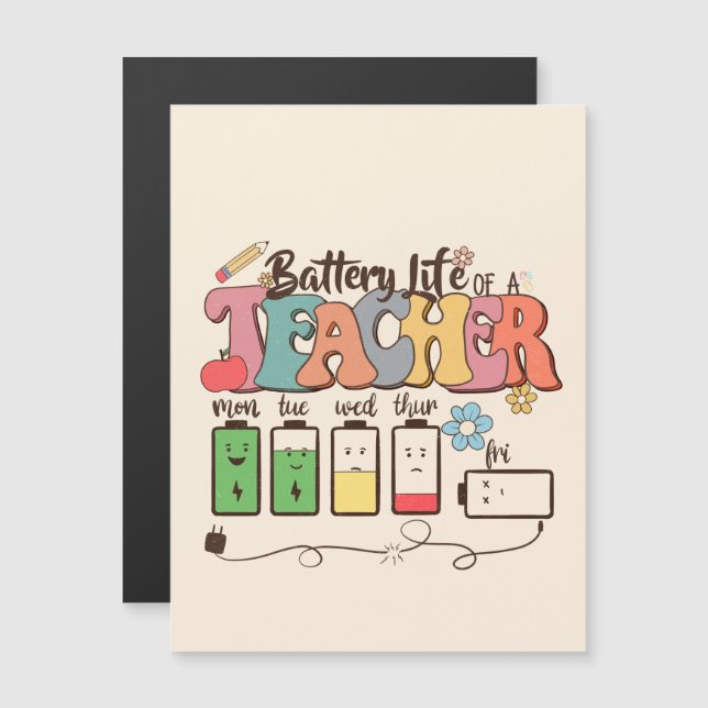 Bateria de vida do professor (Frente/Verso)