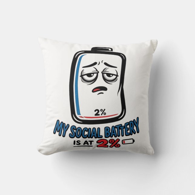 Bateria Social 2% - Almofada (Frente)