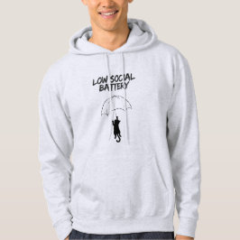 Bateria Social Baixa – Camiseta de Gato com Citaçã