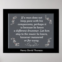 Baterista diferente - poster de arte