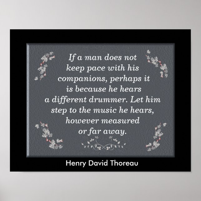 Baterista diferente - poster de arte (Frente)