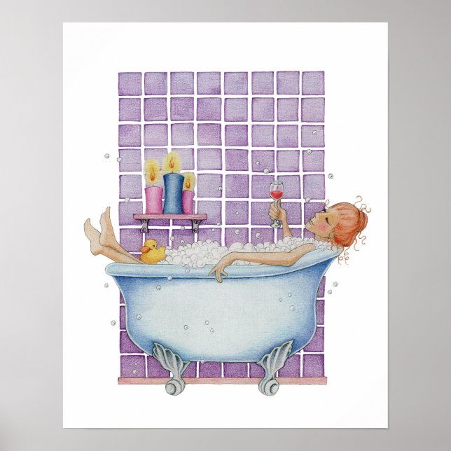 Bathtub Joy Poster (Frente)