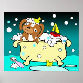 Bathtub Puppy Poster 9