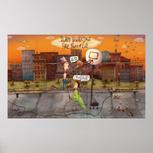 Batida que Dunking o poster dos factos da vida