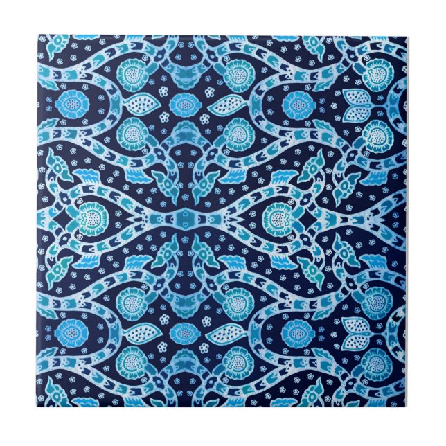Batik Azul Tribal Africano (Frente)