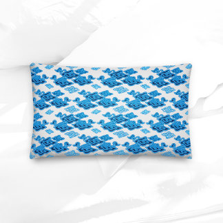 Batik Cirebon Megemenung Blue Pillowcase