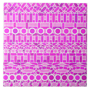 Batik Tribal - tons de orquídea e violeta