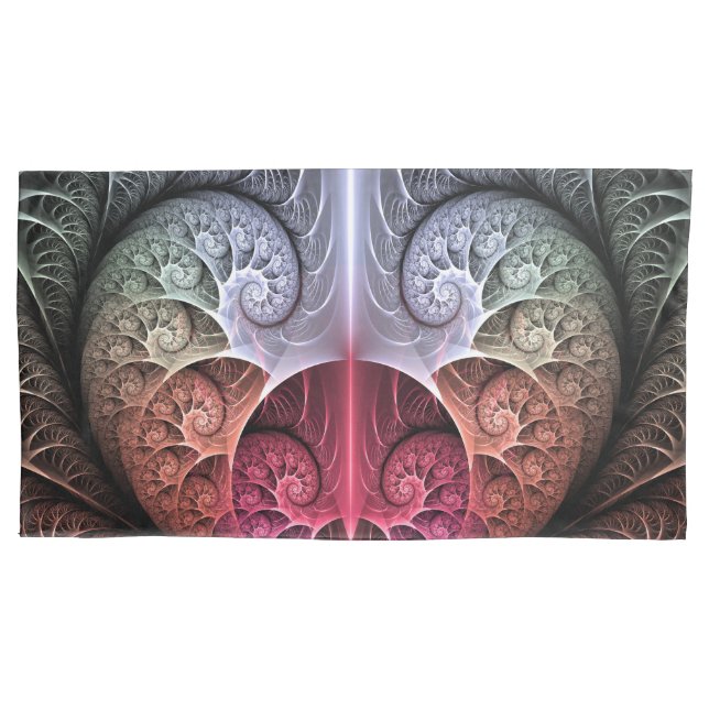 Batimento cardíaco, arte fractal surreal abstrata  (Frente)