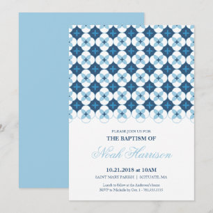Batismo, Convite de Natal - Convidar Menino