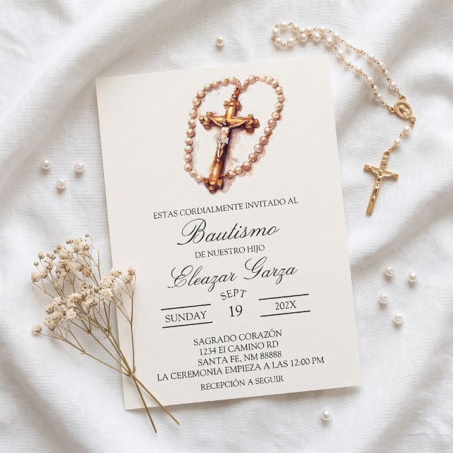 Batismo de crucifixo no Convite Espanhol (Criador carregado)
