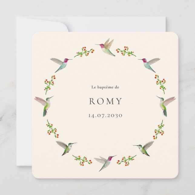 Batismo dos Beijos-Aves da Anna (Frente)