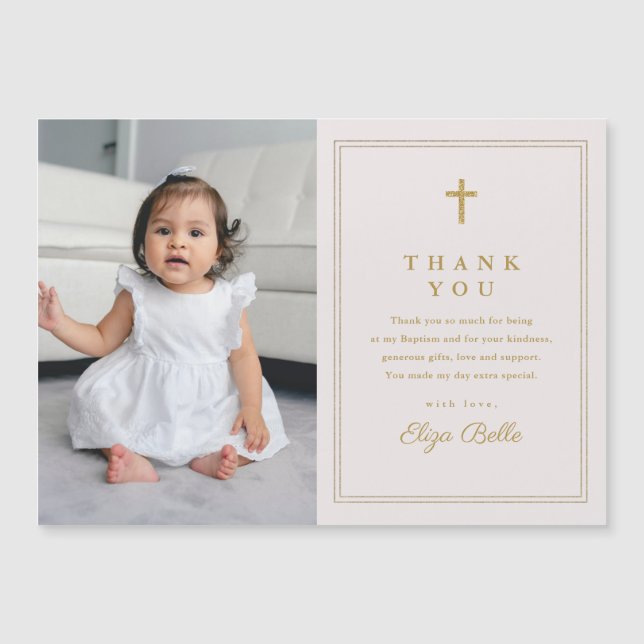 Batismo Dourado Clássico (Frente)