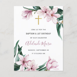 Batismo Floral e Primeiro Convite de Aniversário