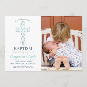 Batismo Fotográfico, Convite de Natal - Menino