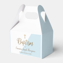 Batismo personalizado Caixa de Favoritos do bebê a
